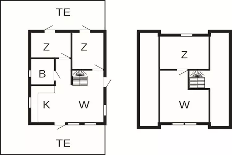 6 person holiday home in Læsø - Floor plan