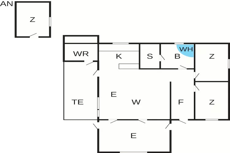 Beachside Bliss in Blokhus-By Traum - Floor plan
