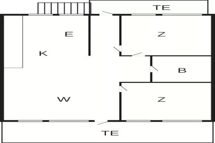4 person holiday home in Aabenraa - Floor plan