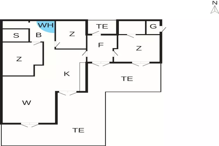 Holiday home near Nysted - Floor plan
