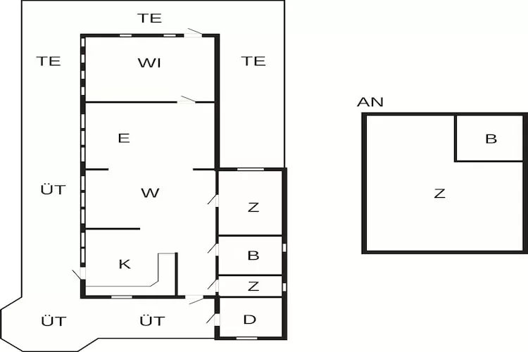 Maison de vacances pour 4 a SÖDERKÖPING - Plan