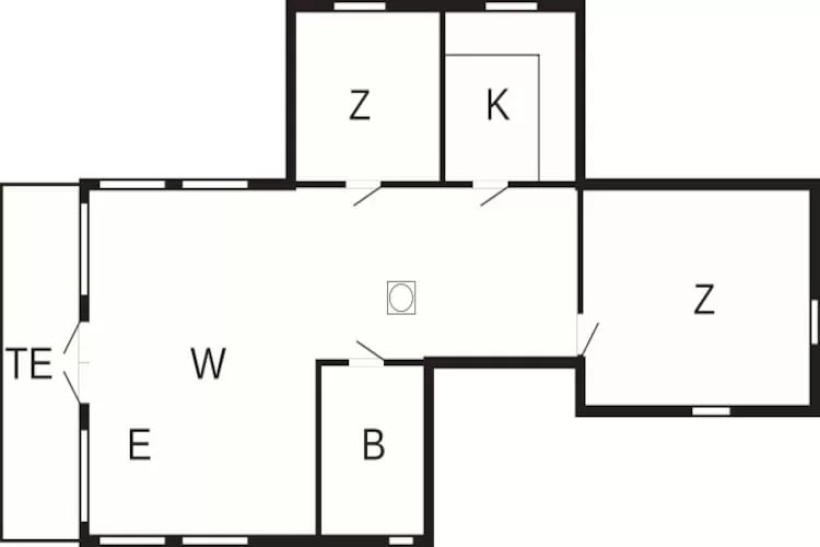 4 person holiday home in ÅKERSBERGA - Floor plan