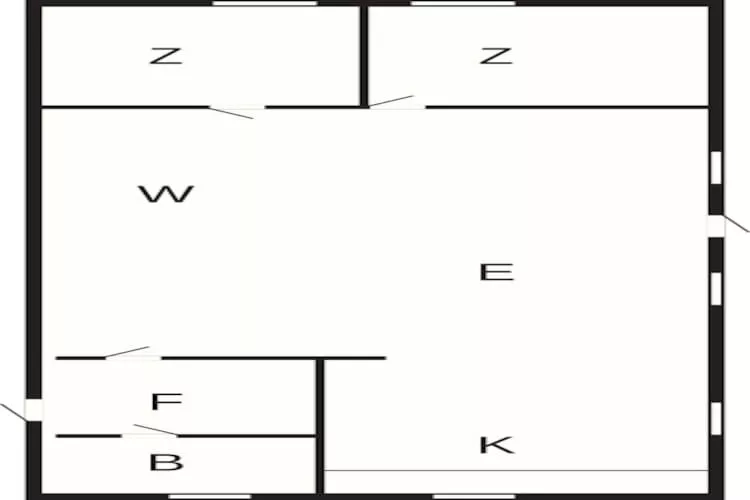 Maison de vacances pour 4 a Assens - Plan