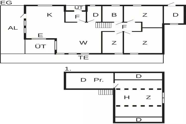 6 person holiday home in Lyngstad - Floor plan