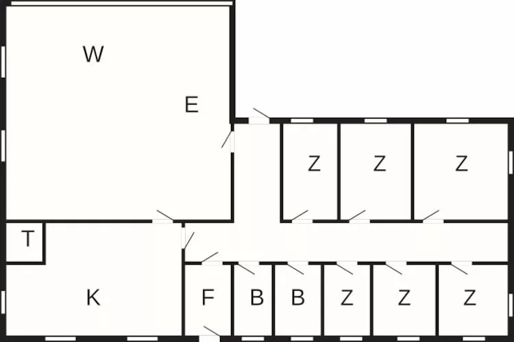 14 person holiday home in Sjællands Odde - Floor plan