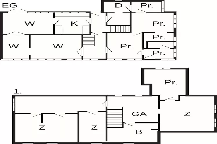5 person holiday home in Løgstør - Floor plan