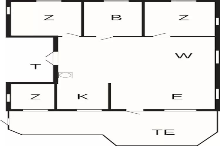 Spacious Retreat in Skovmose-By Traum - Floor plan