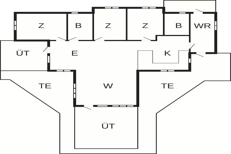 8 person holiday home in Læsø - Floor plan