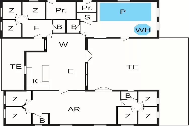 Maison de vacances pour 20 a Hasselberg - Plan