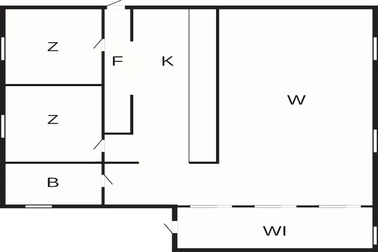 5 person holiday home in ÅKERSBERGA - Floor plan