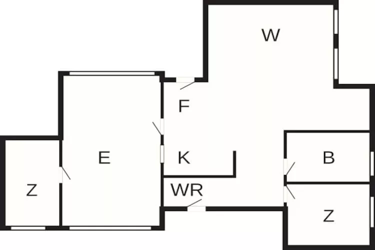 5 person holiday home in Middelfart - Floor plan