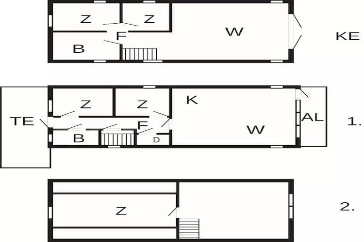 Maison de vacances pour 6 a VATNE - Plan