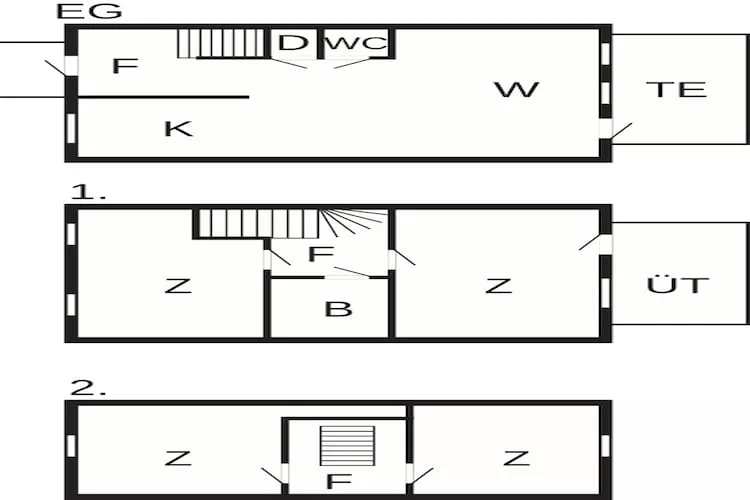6 person holiday home in Austrheim - Floor plan