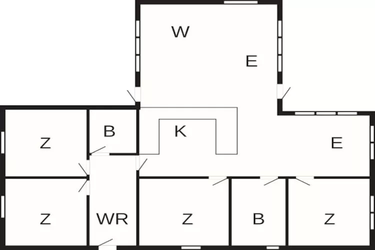 10 person holiday home in Ansager - Floor plan