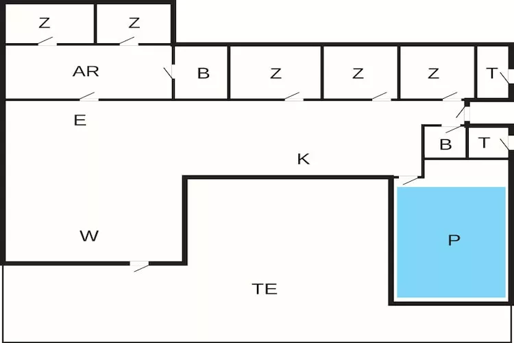 14 person holiday home in Vejby - Floor plan