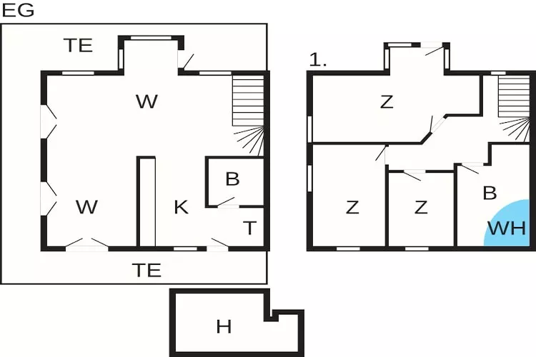 7-Personen-Haus in Juelsminde - Grundriss