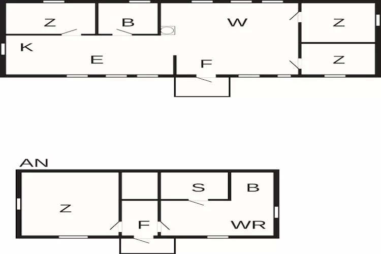 6 person holiday home in Slöinge - Floor plan