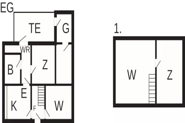 Maison de vacances pour 6 a Bredebro - Plan