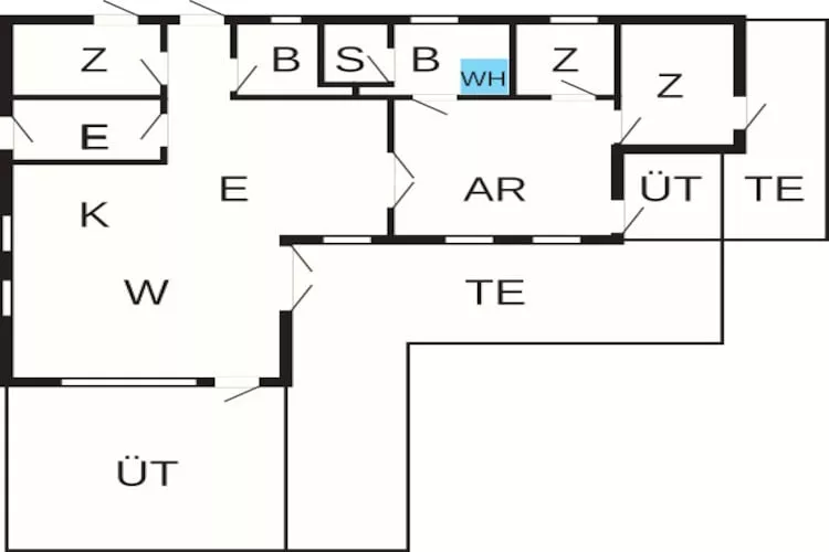 10 person holiday home in Hadsund - Floor plan