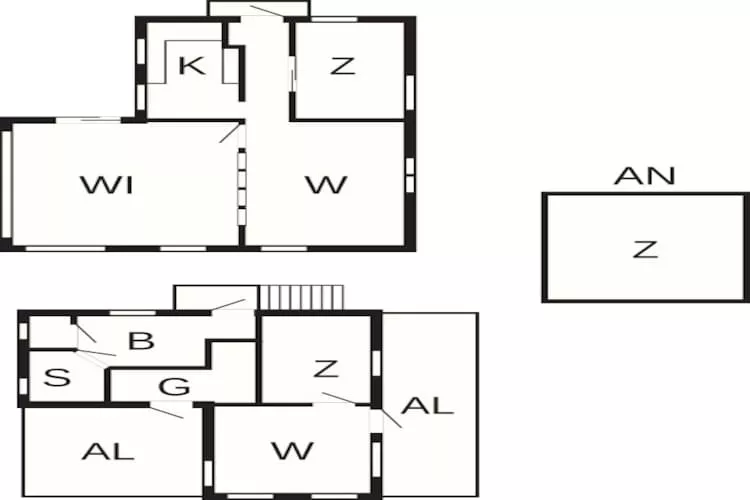 Maison de vacances pour 8 a HENÅN - Plan
