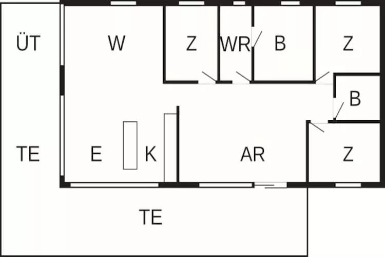 10 person holiday home in Sæby - Floor plan