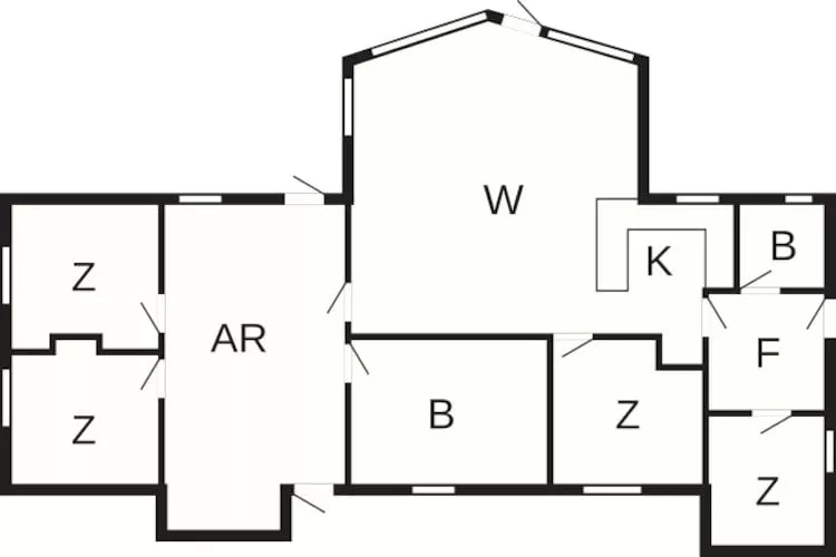 8 person holiday home in Ansager - Floor plan