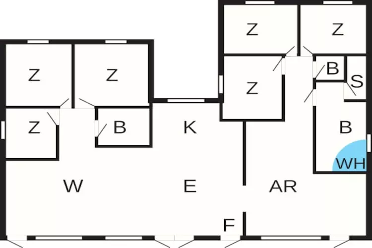 Maison de vacances pour 14 a Hadsund - Plan