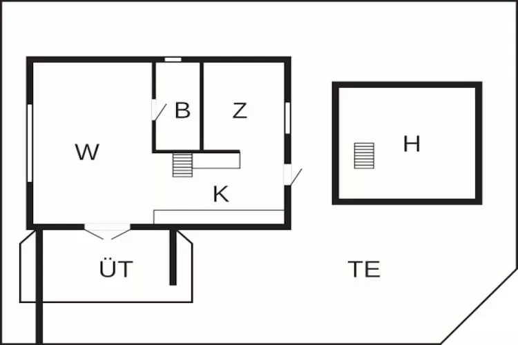 4 person holiday home in Karrebæksminde - Floor plan