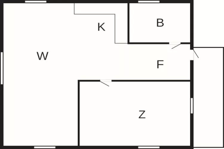 4 person holiday home in ELLÖS - Floor plan