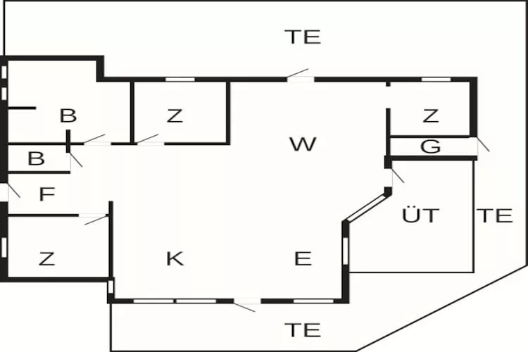 6 person holiday home in Nordborg - Floor plan