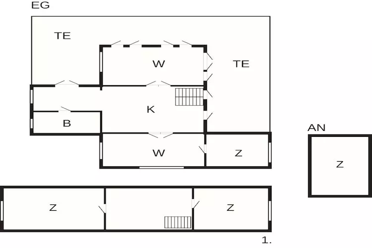 7 person holiday home in HALLABRO - Floor plan