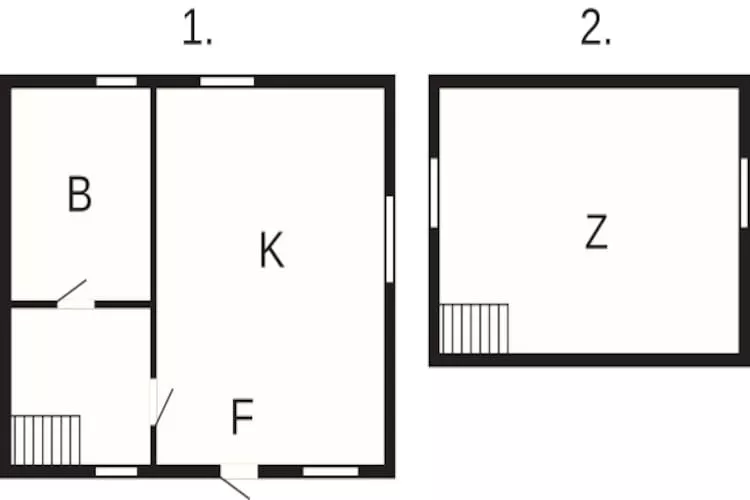 Maison de vacances pour 2 a NÄSSJÖ - Plan