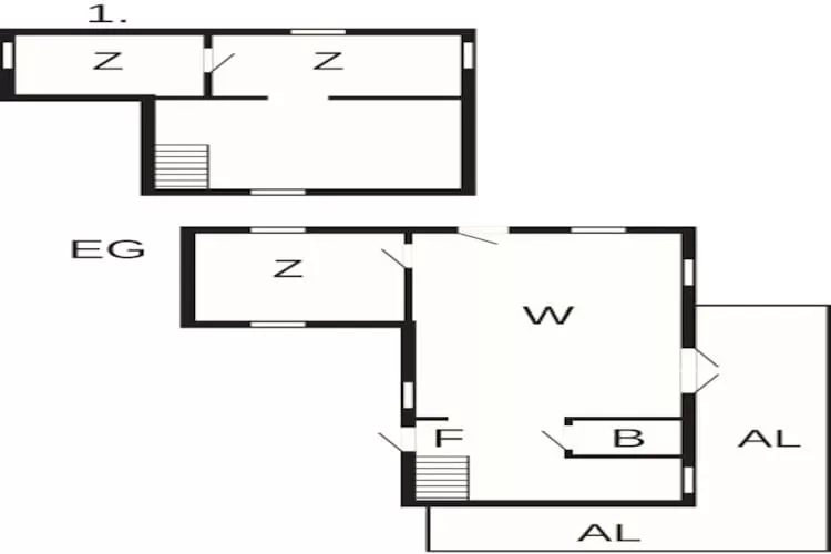 6 Personen Ferienhaus in Hallabro - Grundriss