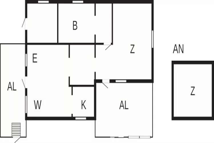 Maison de vacances pour 8 a BERGKVARA - Plan