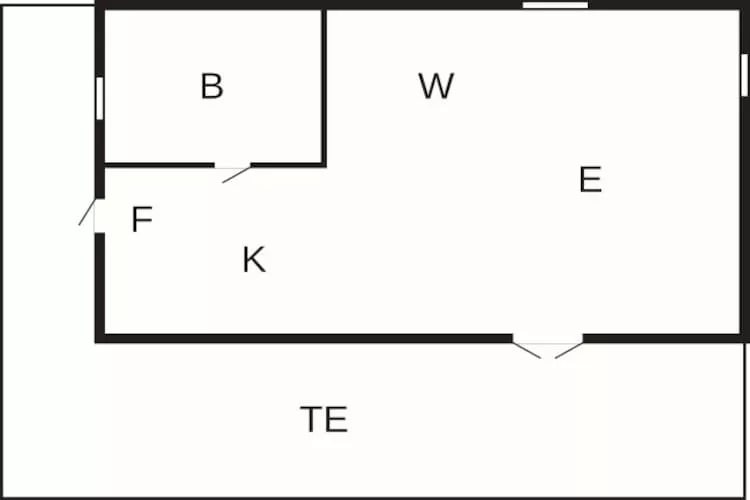 2 person holiday home in MARSTRAND-By Traum - Floor plan