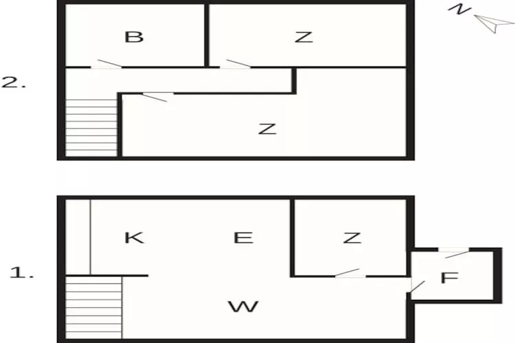 Maison de vacances pour 6 a Rømø-By Traum - Plan