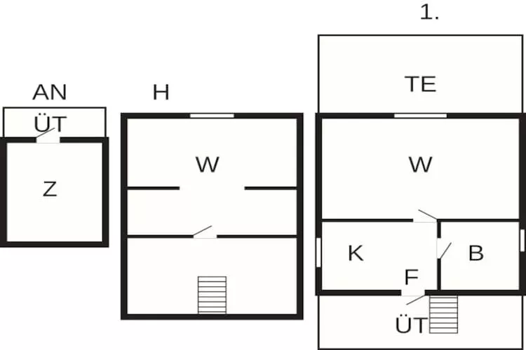 Maison de vacances pour 6 a VAXHOLM-By Traum - Plan