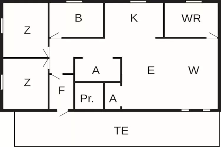 8 person holiday home in Storvorde - Floor plan