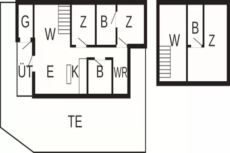 Maison de vacances pour 6 a Rømø-By Traum - Plan