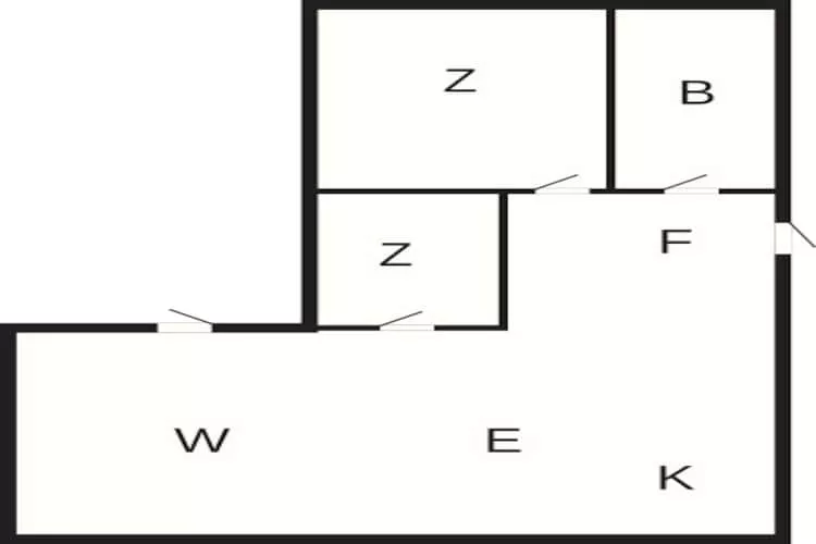 5 person holiday home in Roslev-By Traum - Floor plan