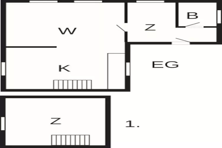 Cottage charmant dans la nature -- By Traum Ferienwohnungen - Plan