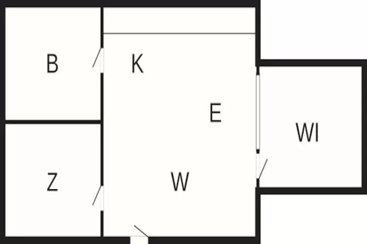 4 person holiday home in Skærbæk-By Traum - Floor plan