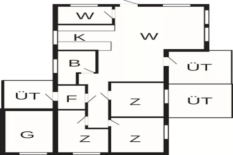 6 person holiday home in Haderslev-By Traum - Floor plan