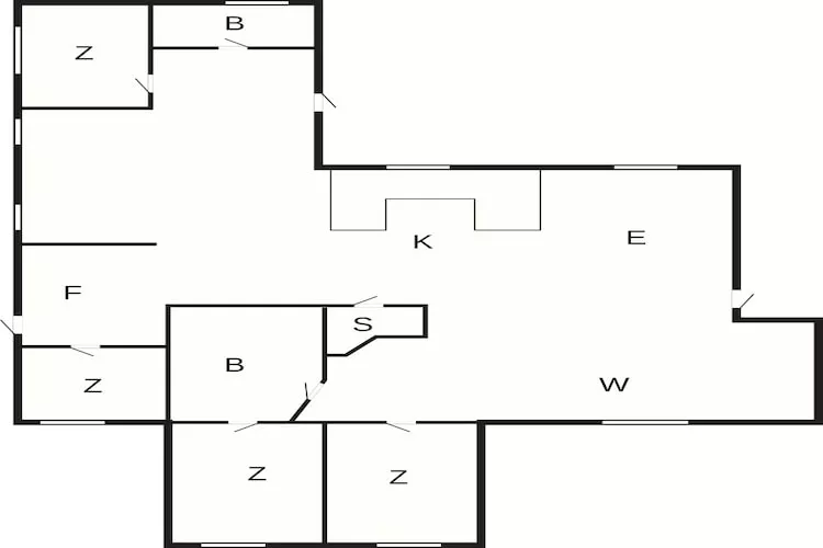 Maison de vacances pour 10 a Væggerløse-By Traum - Plan