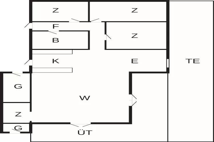 Maison de vacances pour 8 a Ebeltoft-By Traum - Plan