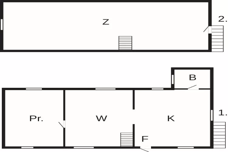 Maison de vacances pour 6 a SÖLVESBORG-By Traum - Plan