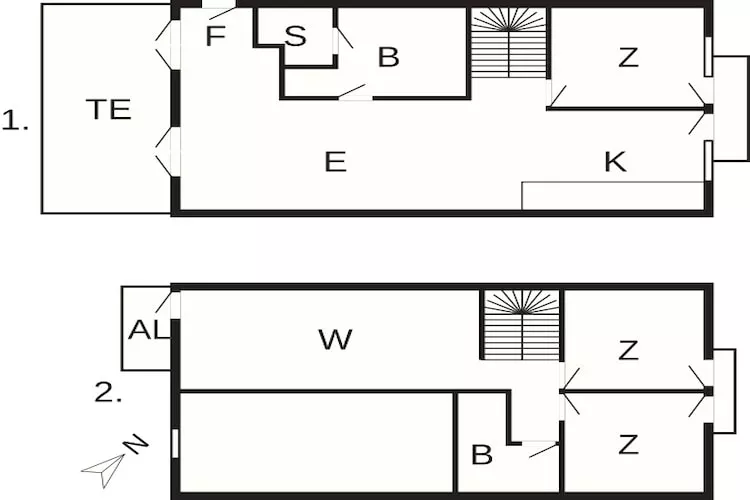 Maison de vacances pour 6 a Bagenkop-By Traum - Plan