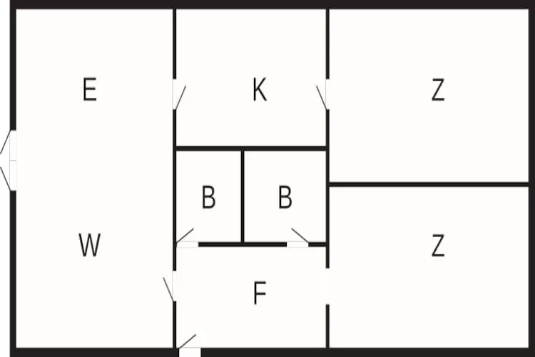 6 person holiday home in Rudkøbing-By Traum - Floor plan