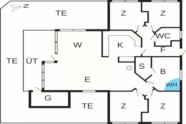 8 person holiday home in Juelsminde-By Traum - Floor plan