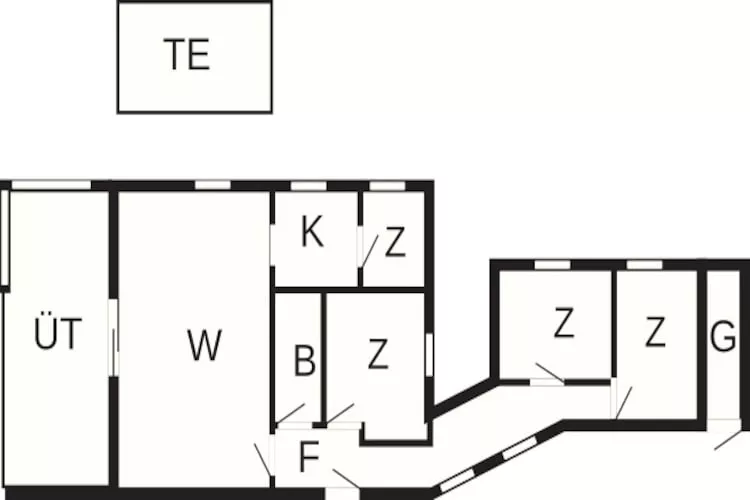 7 person holiday home in Struer-By Traum - Floor plan